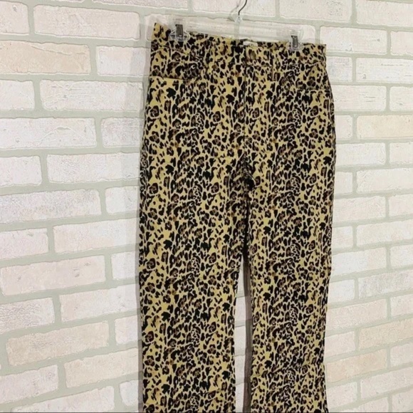 J. Crew - High Rise Kickout Crop - Leopard - Picture 5 of 9